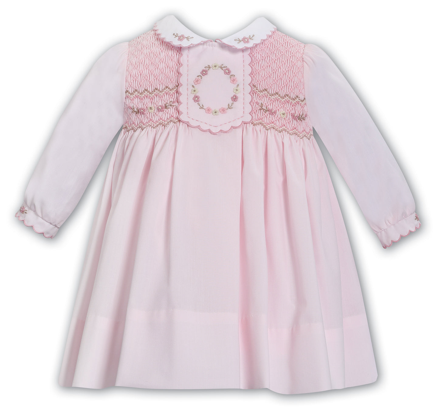 Sarah Louise - Light pink, traditional hand smocked dress