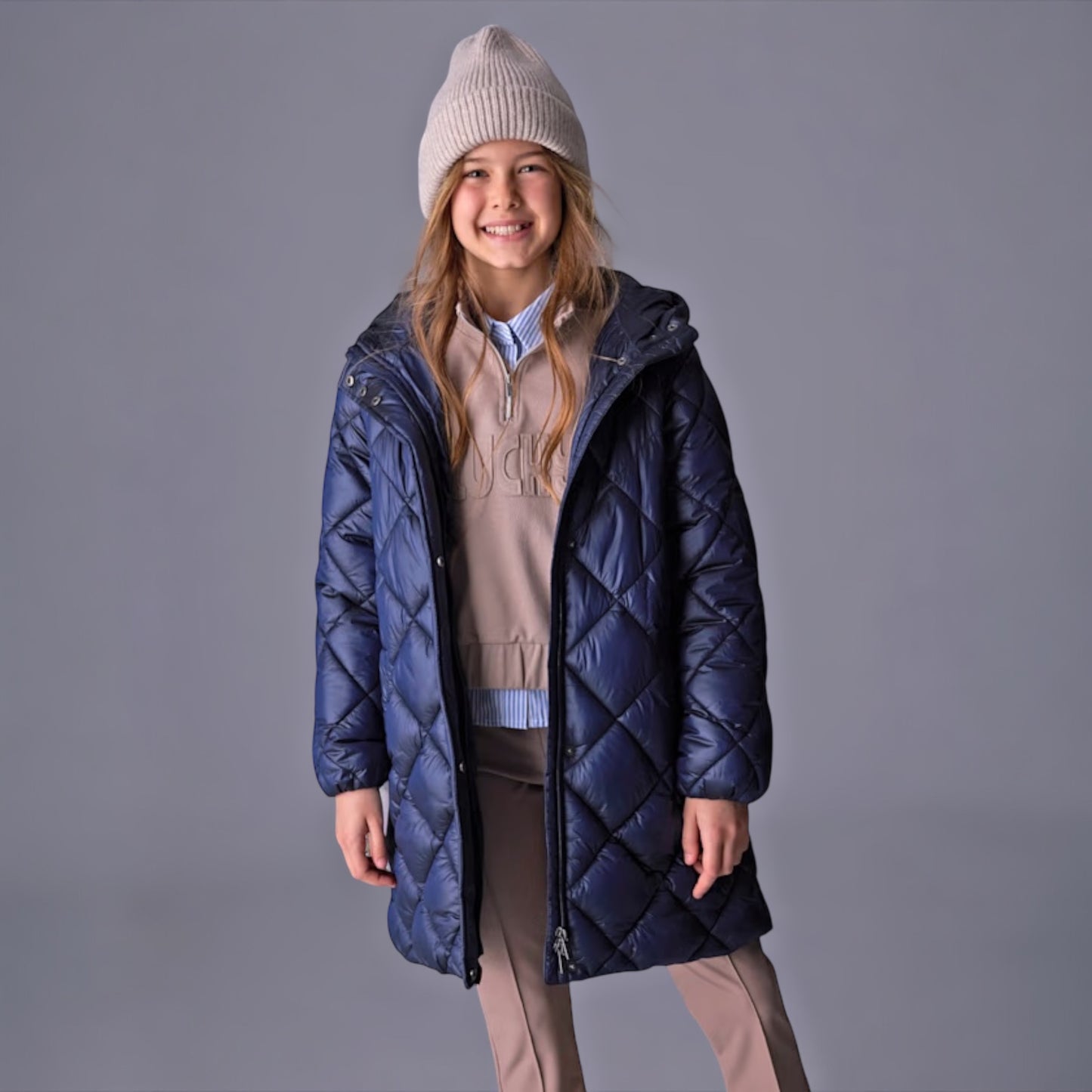 Mayoral - Navy padded coat