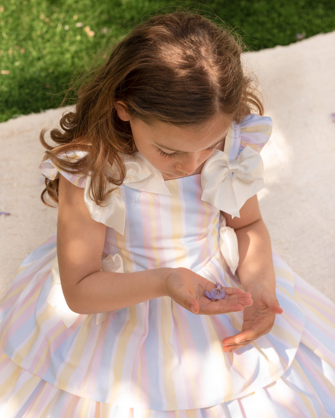 Caramelo Kids, Dresses, Caramelo Kids - Sundress, Pastel Stripe