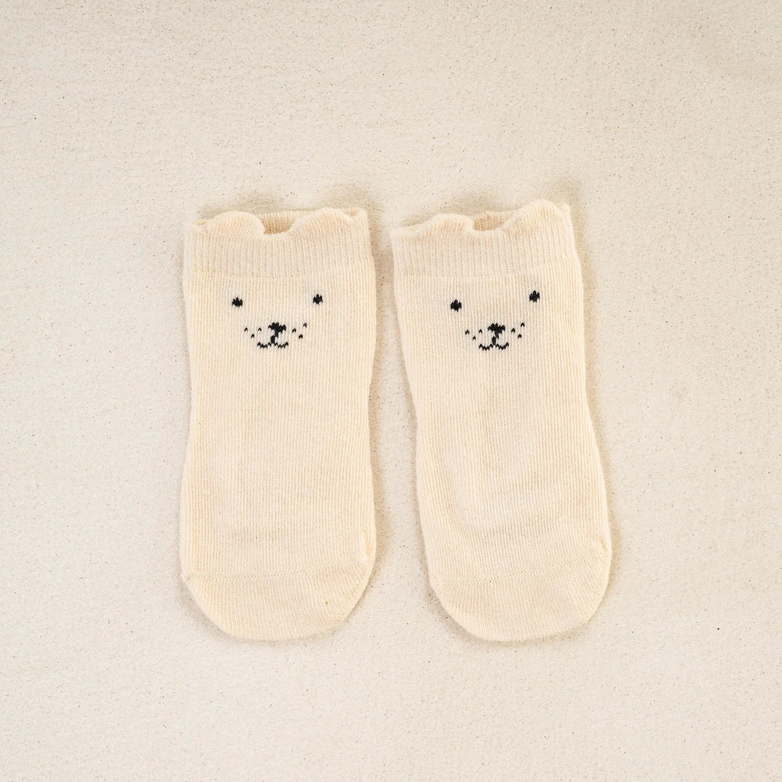 Fable & Bear - Cream Polar Bear socks