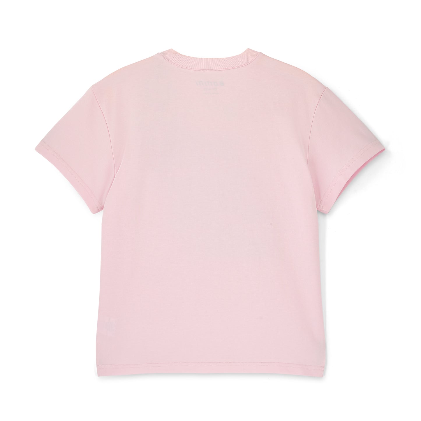Bonini - Light pink T-shirt with mint “B’ logo print on front