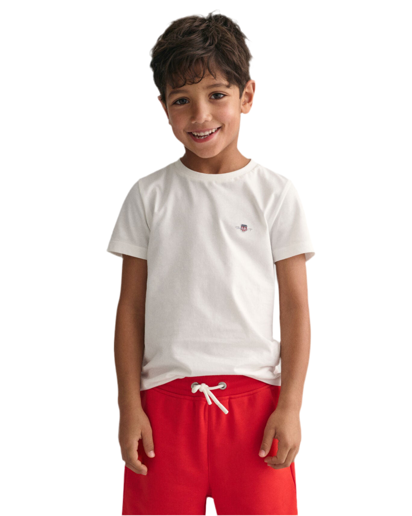 Gant, T-shirts, Gant - White shield short sleeved T-shirt