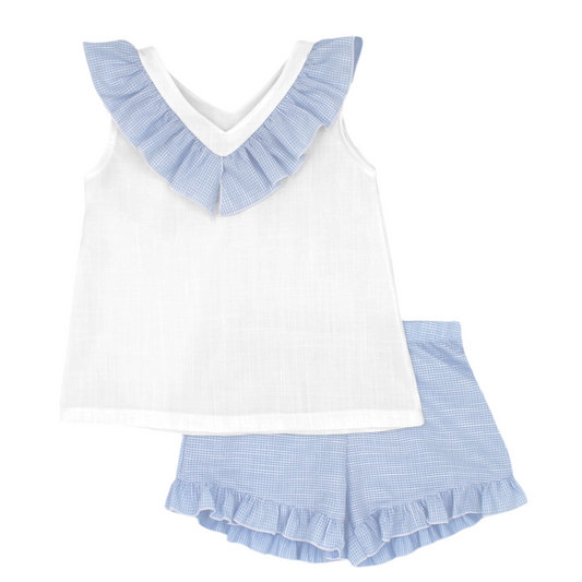 Rapife, Top and Short set, Rapife Top & Short Set - Blue