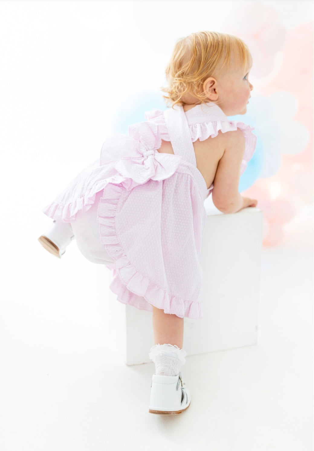blues baby - 2 piece pink sundress and pants
