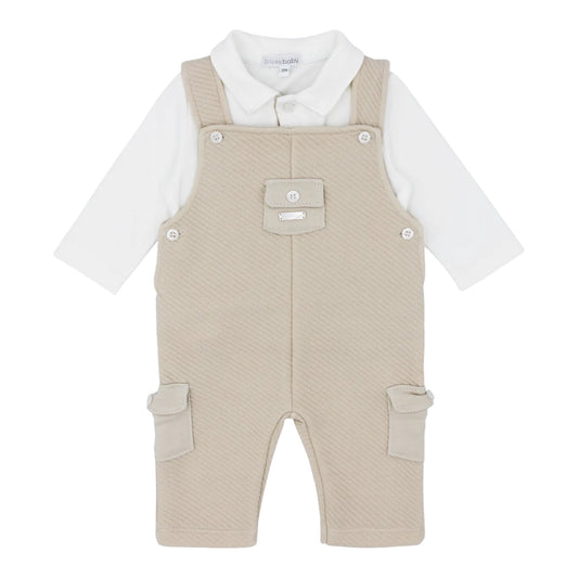 blues baby, Dungarees, blues baby - Beige dungaree set