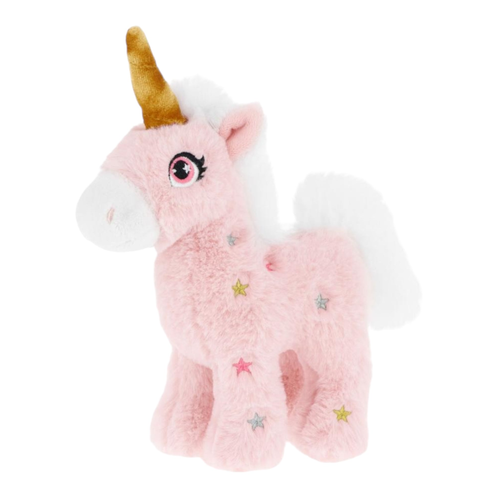 Keel, soft toy, Keel eco - Star unicorn, pink and white, small