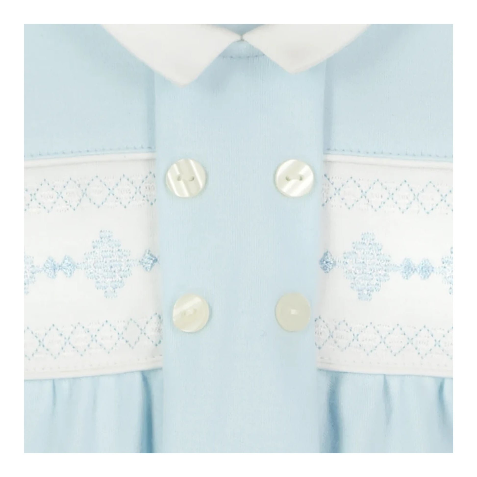 Emile et Rose, Rompers, Emile et Rose - Light blue romper, Frost