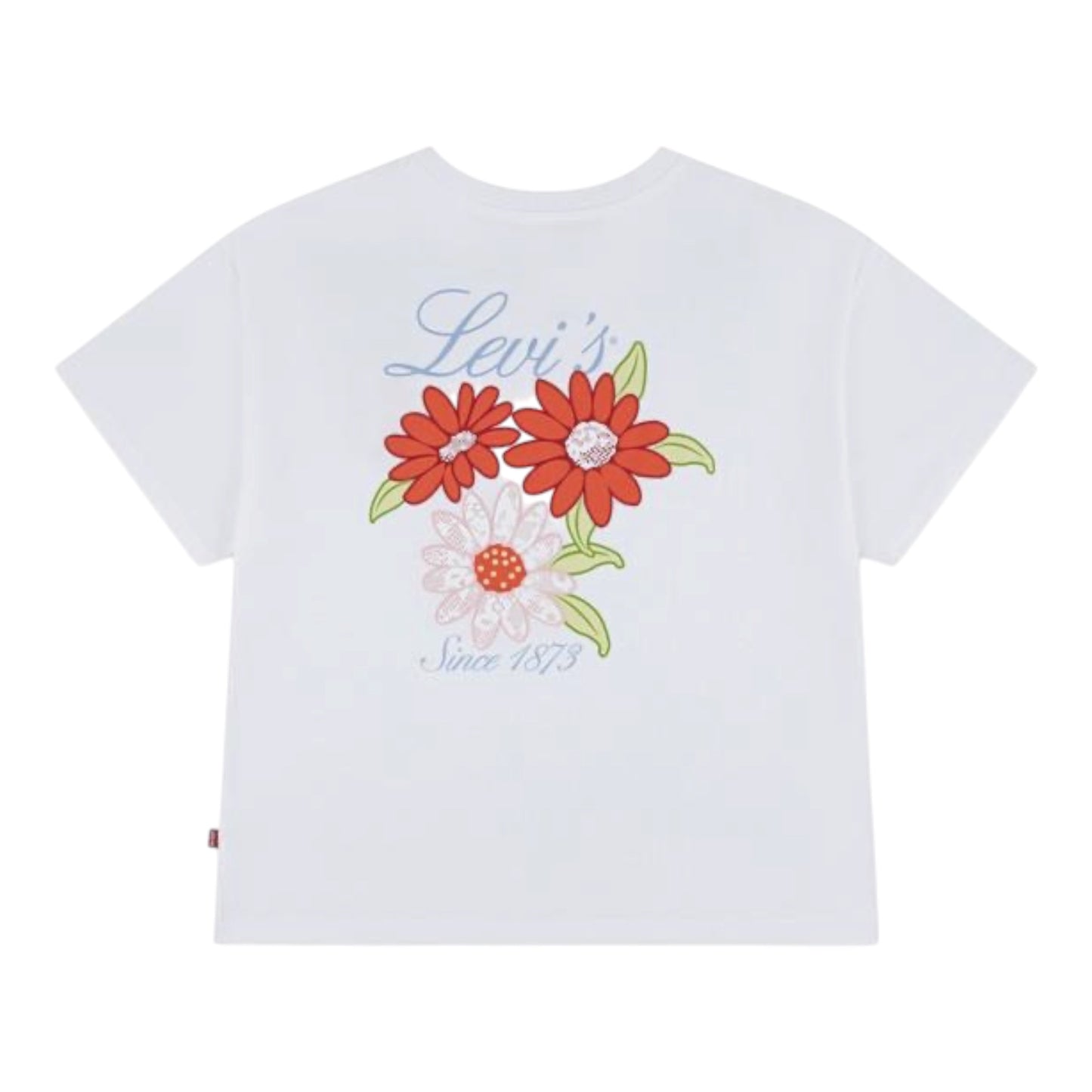 Levi's - White T-shirt with Floral back print