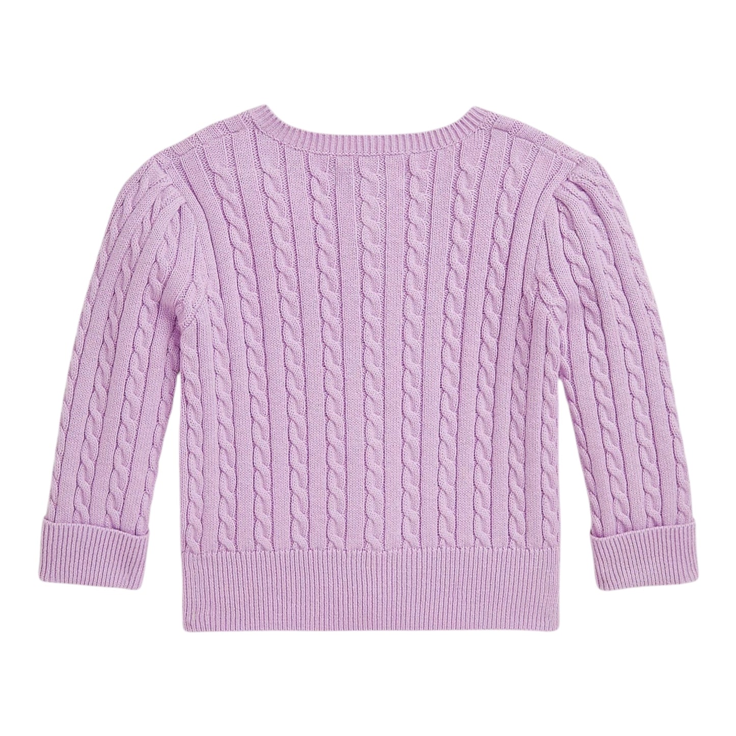 Ralph Lauren, Cardigans, Ralph Lauren - Spring iris lilac cable knit cardigan