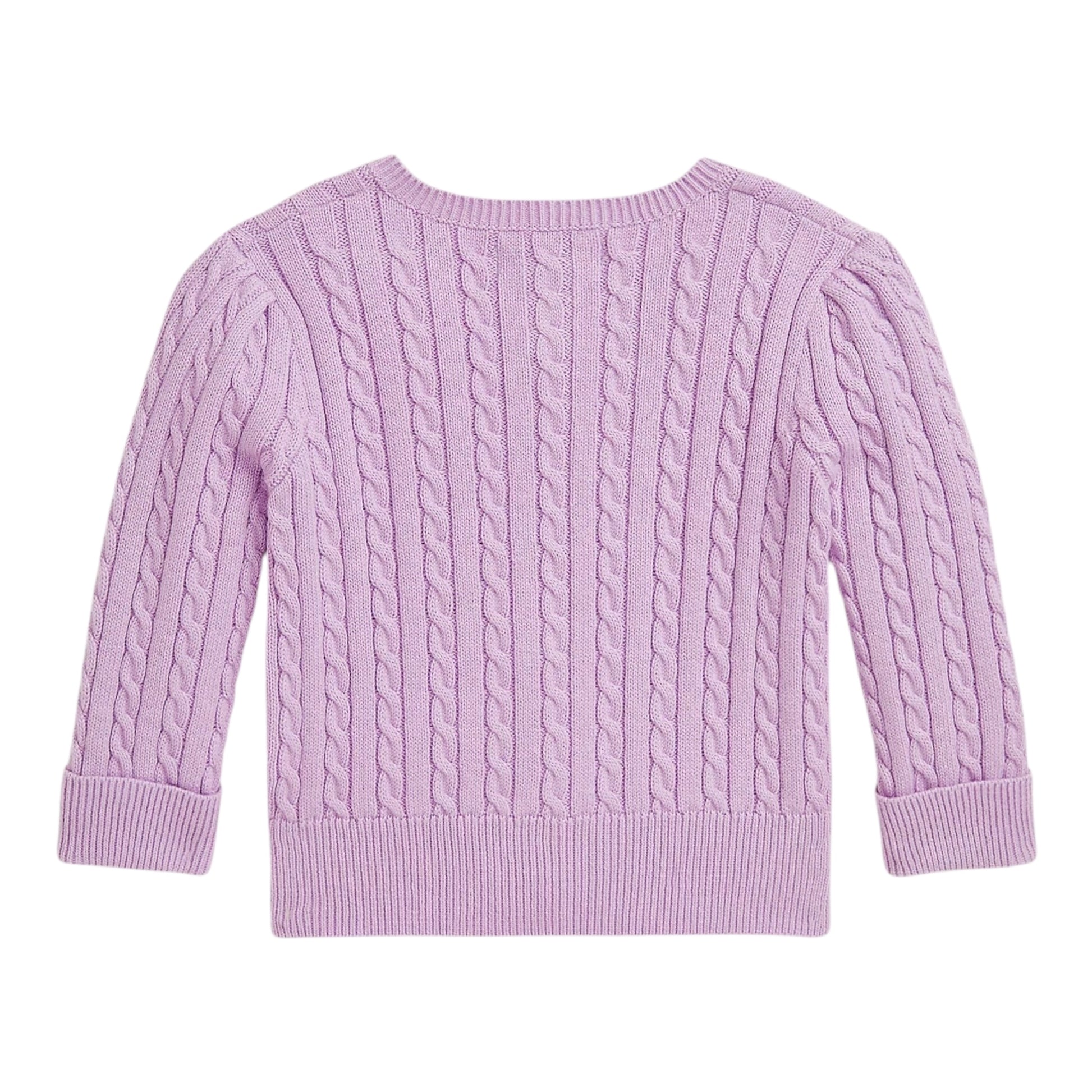 Ralph Lauren, Cardigans, Ralph Lauren - Spring iris lilac cable knit  cardigan