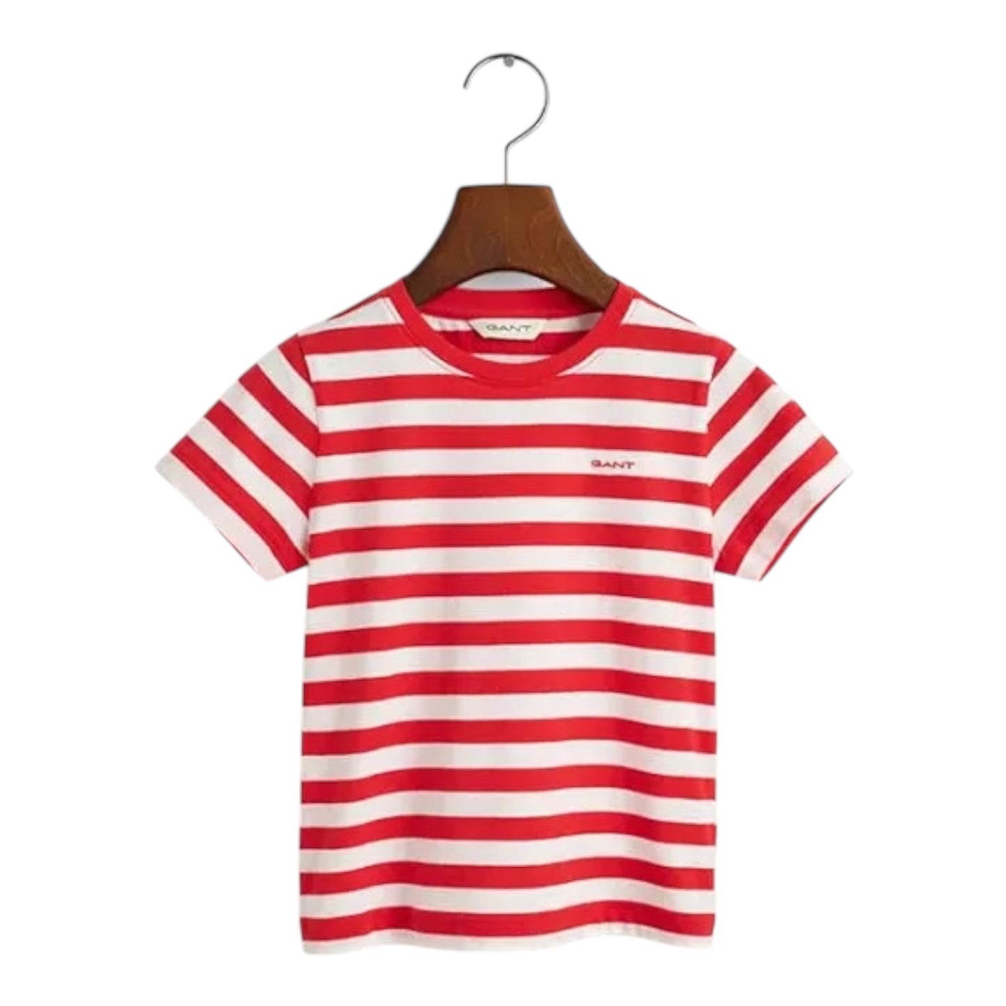 Gant, T-shirts, Gant - Red and white stripe T-Shirt