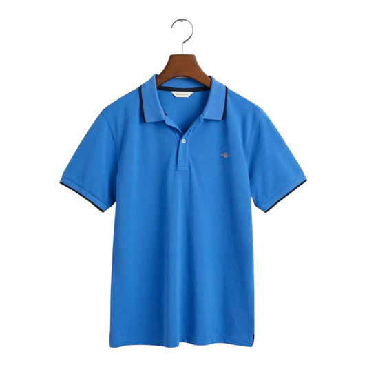 Gant, T-shirts, Gant - Greece blue polo T-shirt (9yrs - 16yrs)