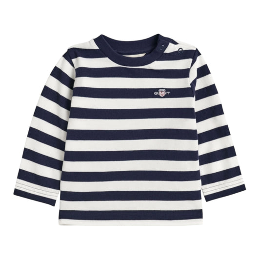 Gant, T-Shirts, Gant - Navy and white stripe T-Shirt (baby)