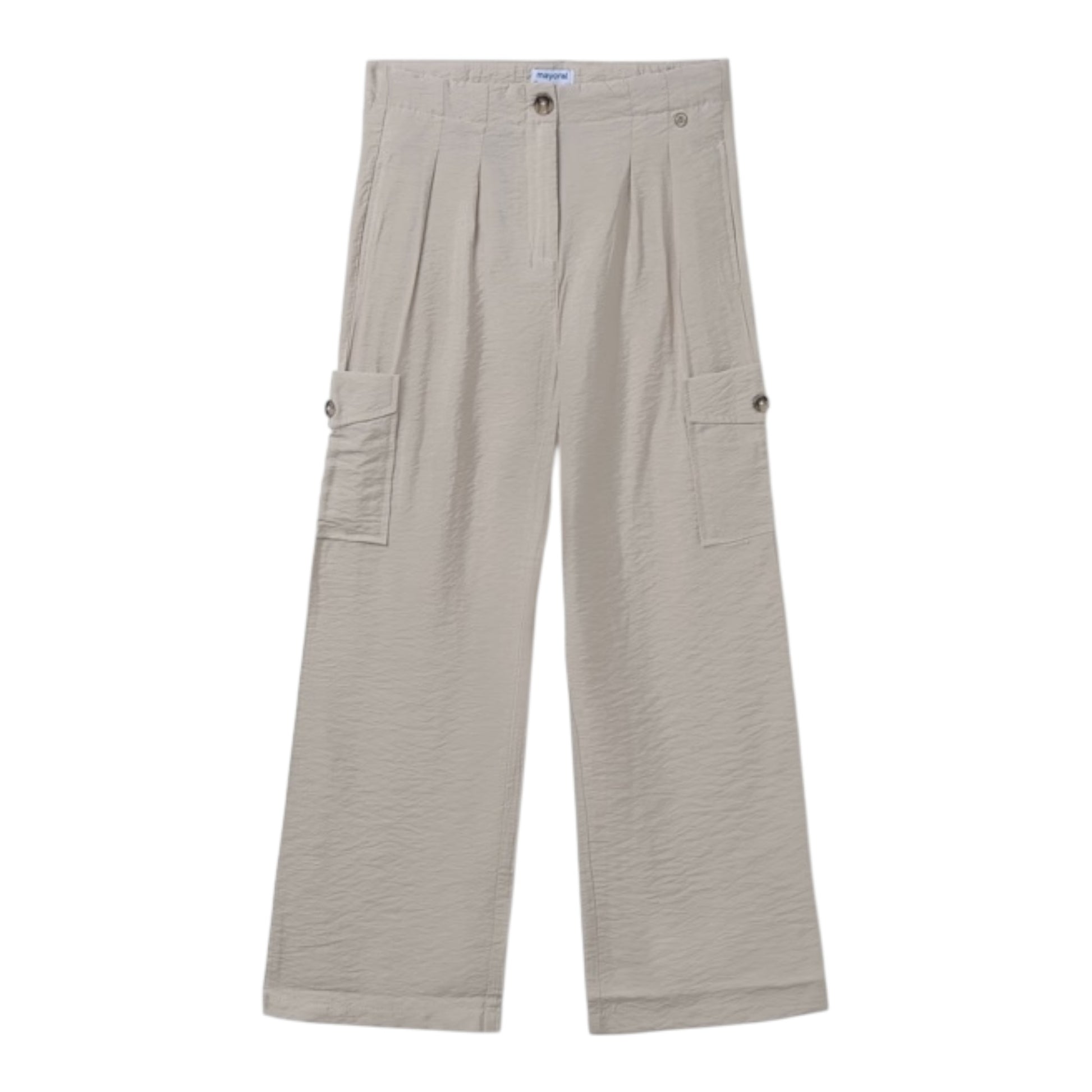 Mayoral, trousers, Mayoral - Cream wide trousers