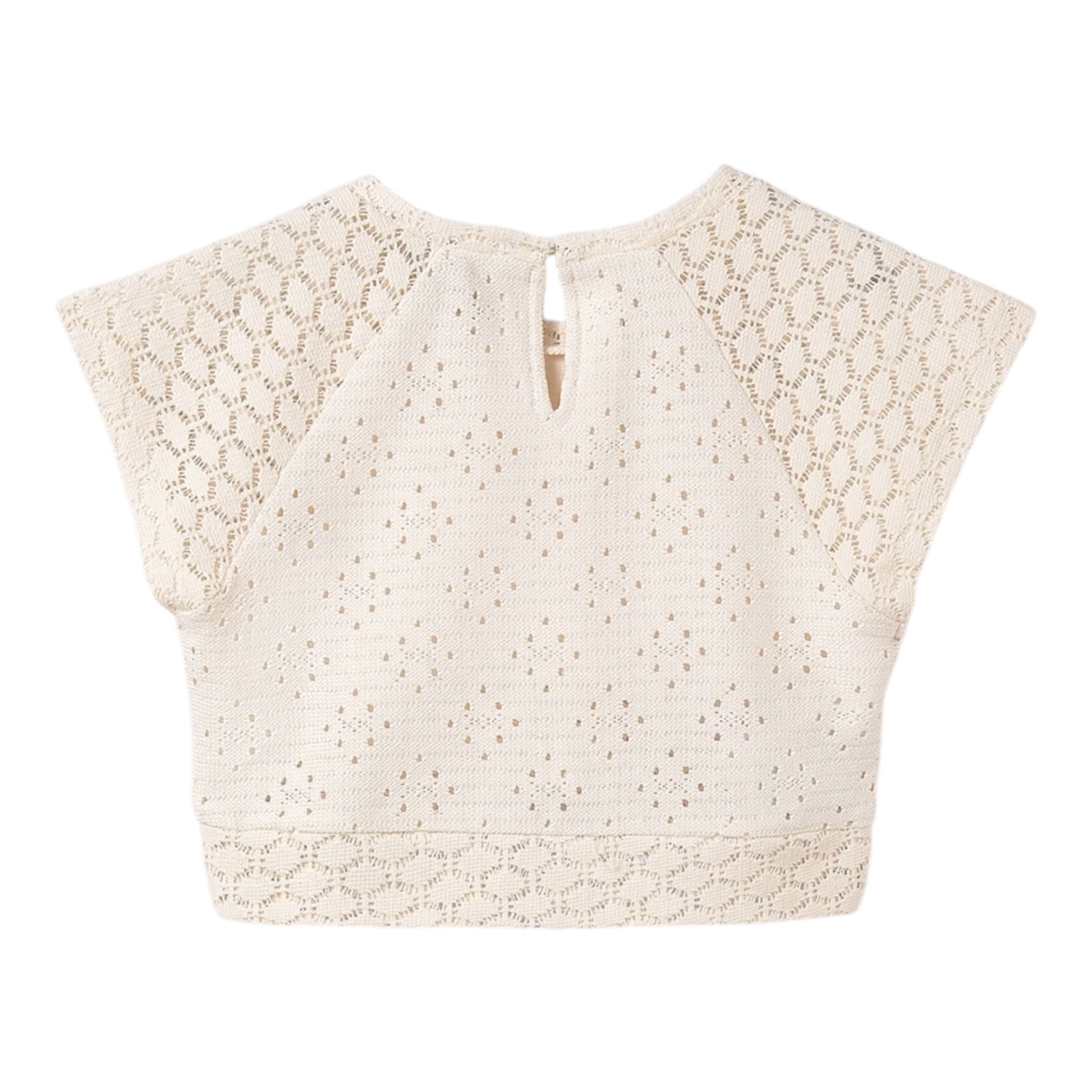 Mayoral, Tops, Mayoral - Cream crop top