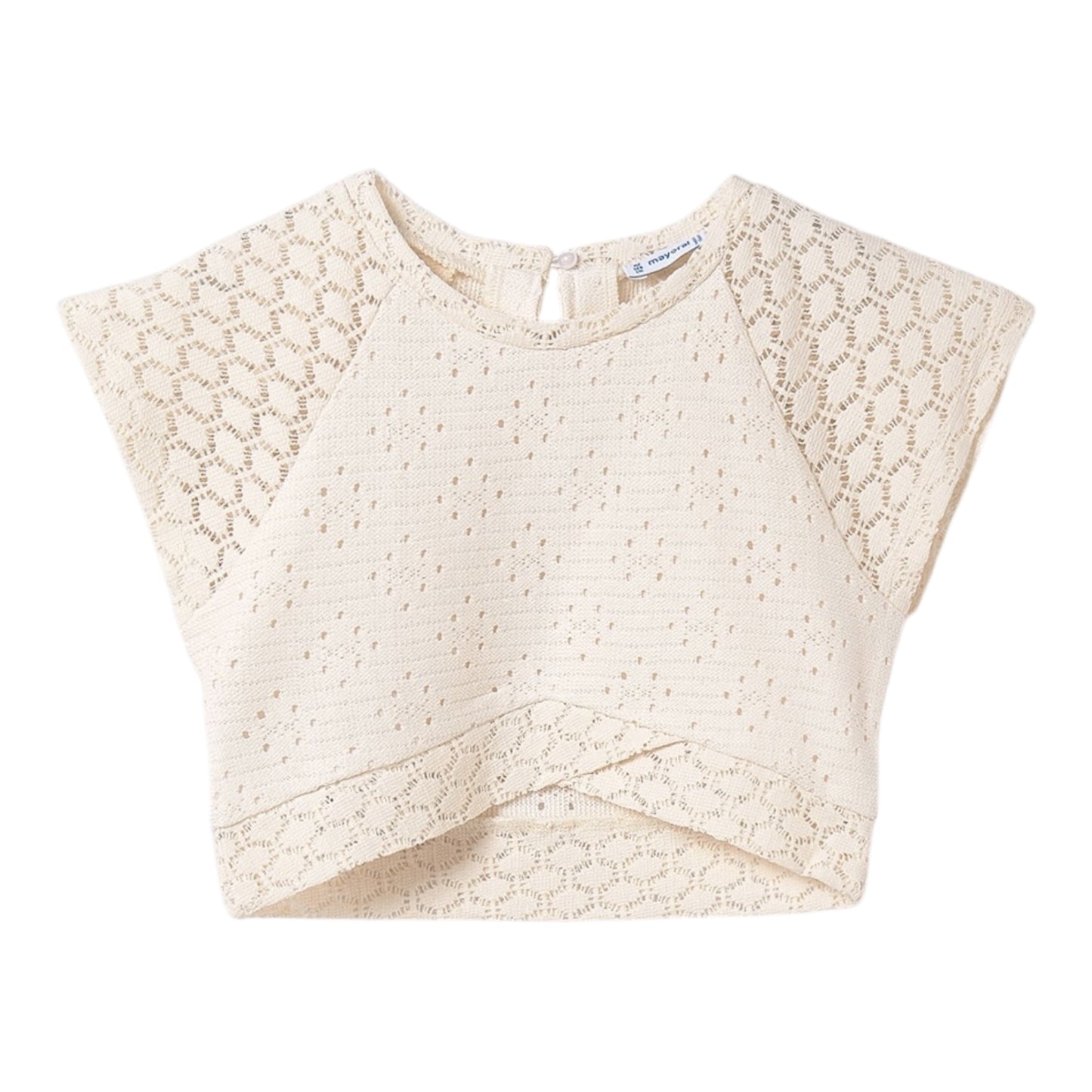 Mayoral, Tops, Mayoral - Cream crop top