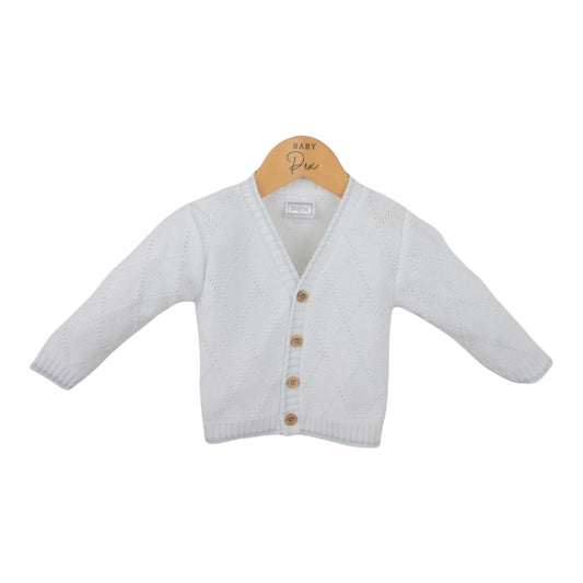 Pex, cardigan, Pex - cardigan white/blue