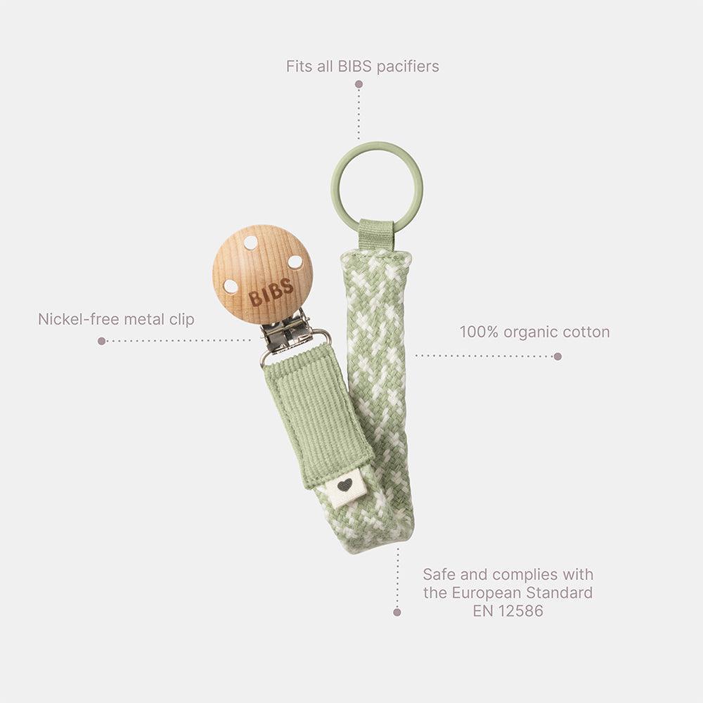 Bibs, dummy clip, Bibs - Dummy Clip, Ivory / Vanilla