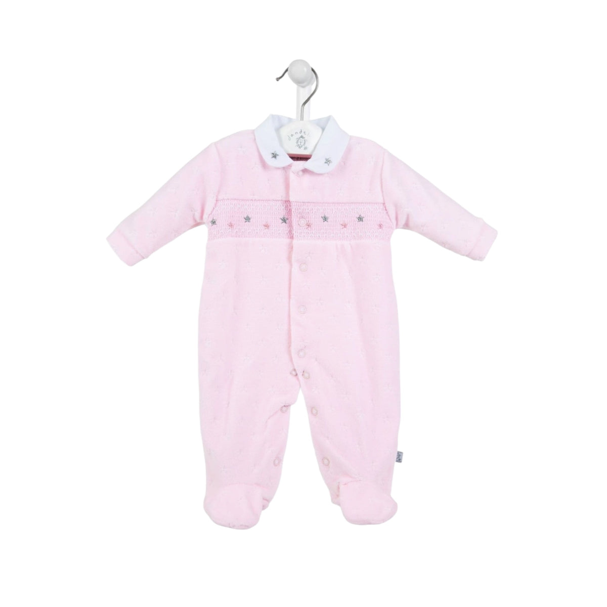 Dandelion - Velour Prem Romper, Pink
