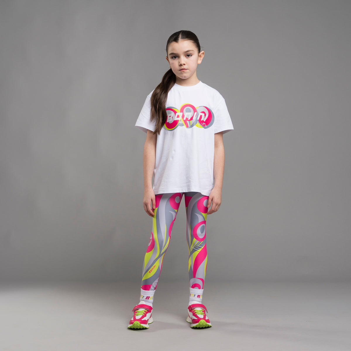 Bonini - Multicolour printed leggings