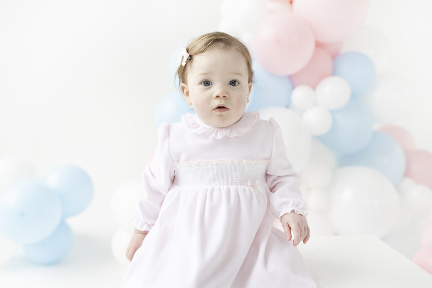 blues baby - Pink velour dress