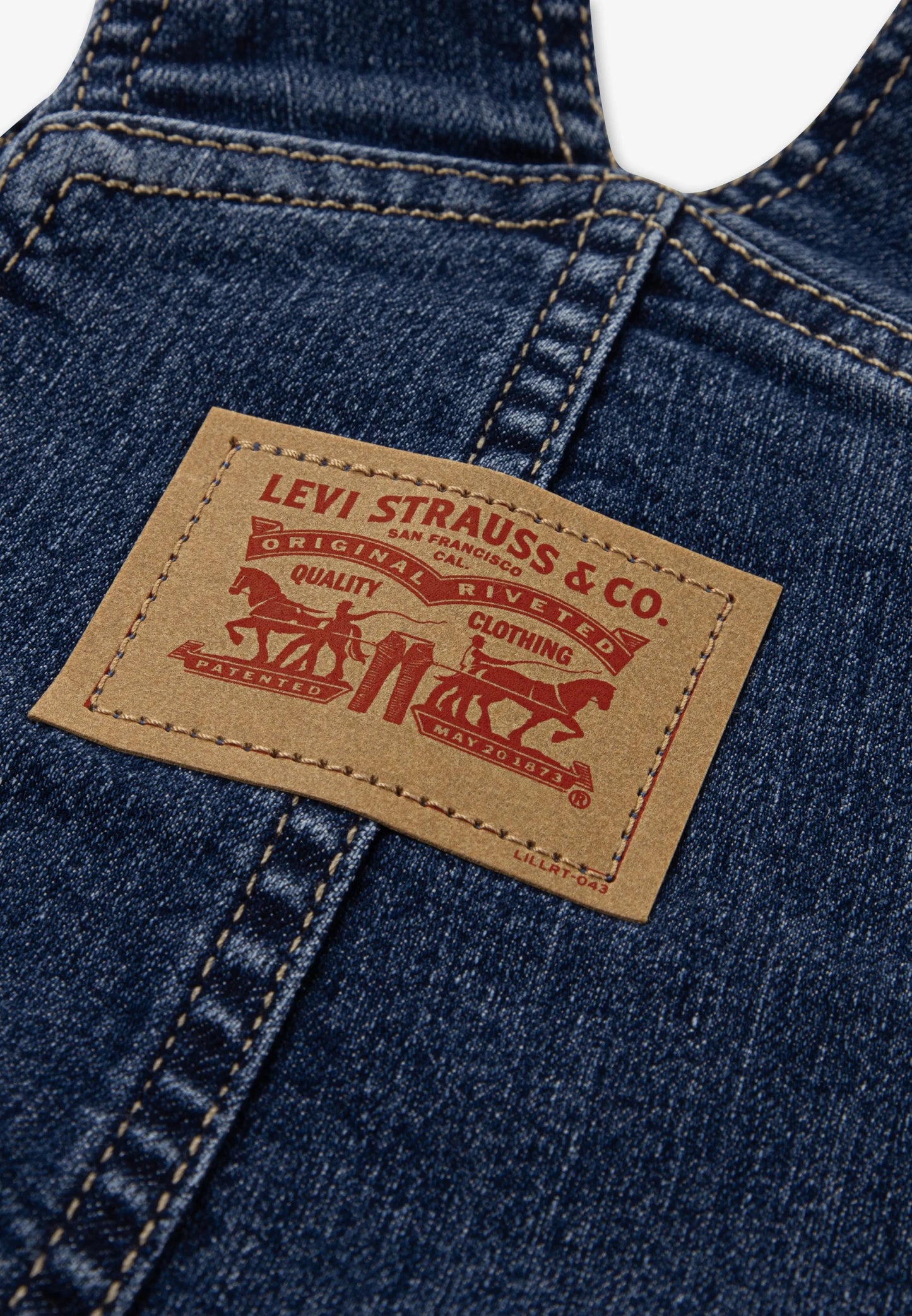 Levi’s - Blue denim dungarees (12m -36m)