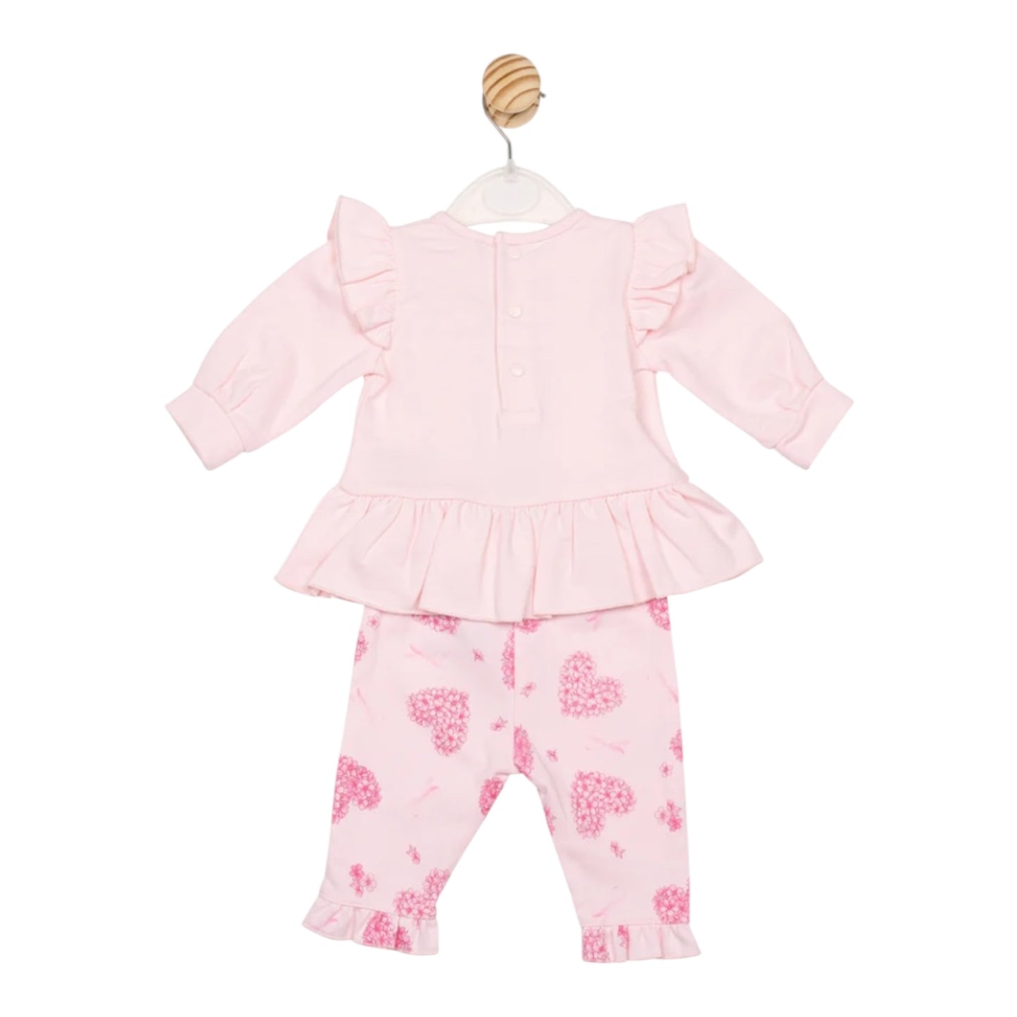 Mintini - 2 piece legging outfit, Heart detail on front