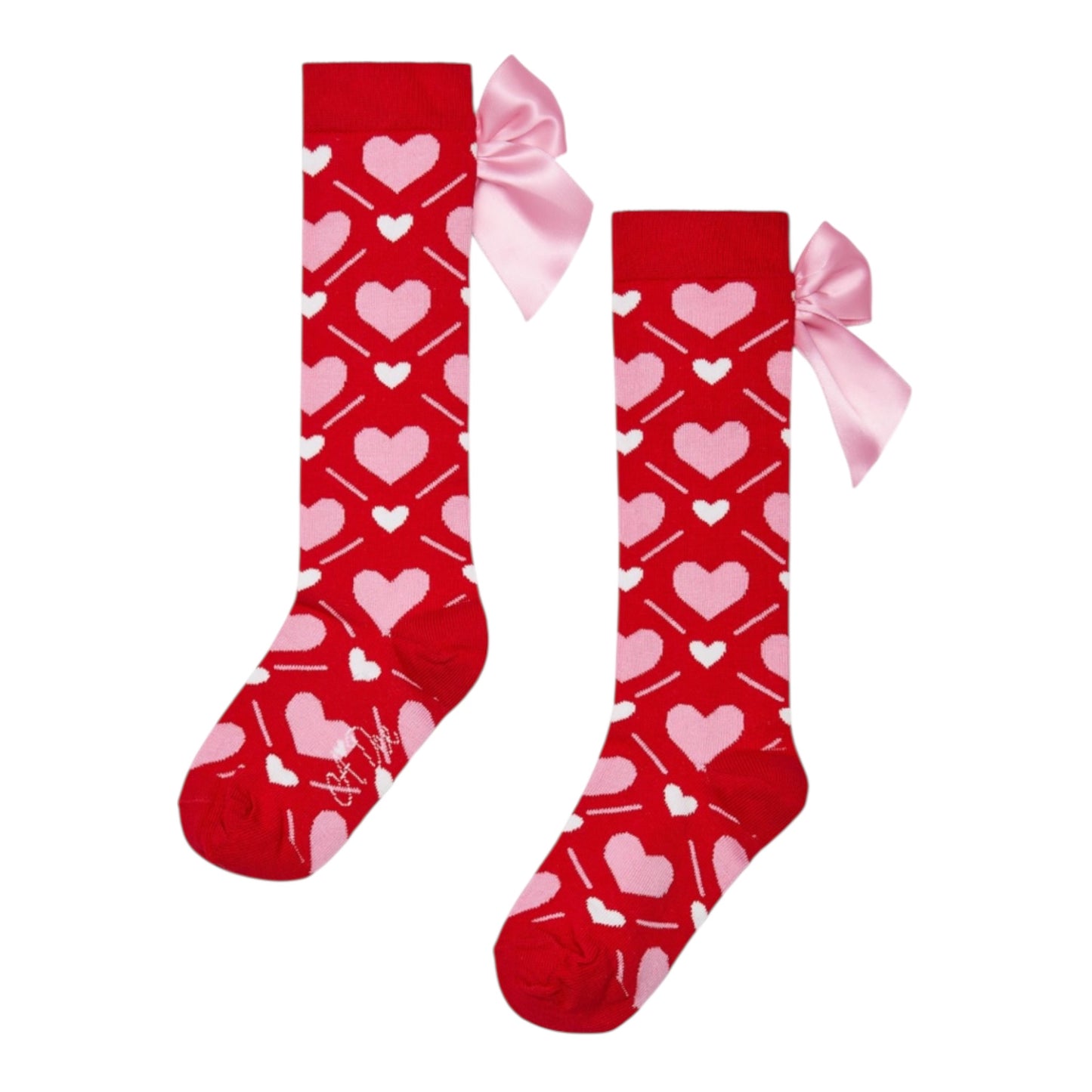 A'Dee - Long socks, Leah, red