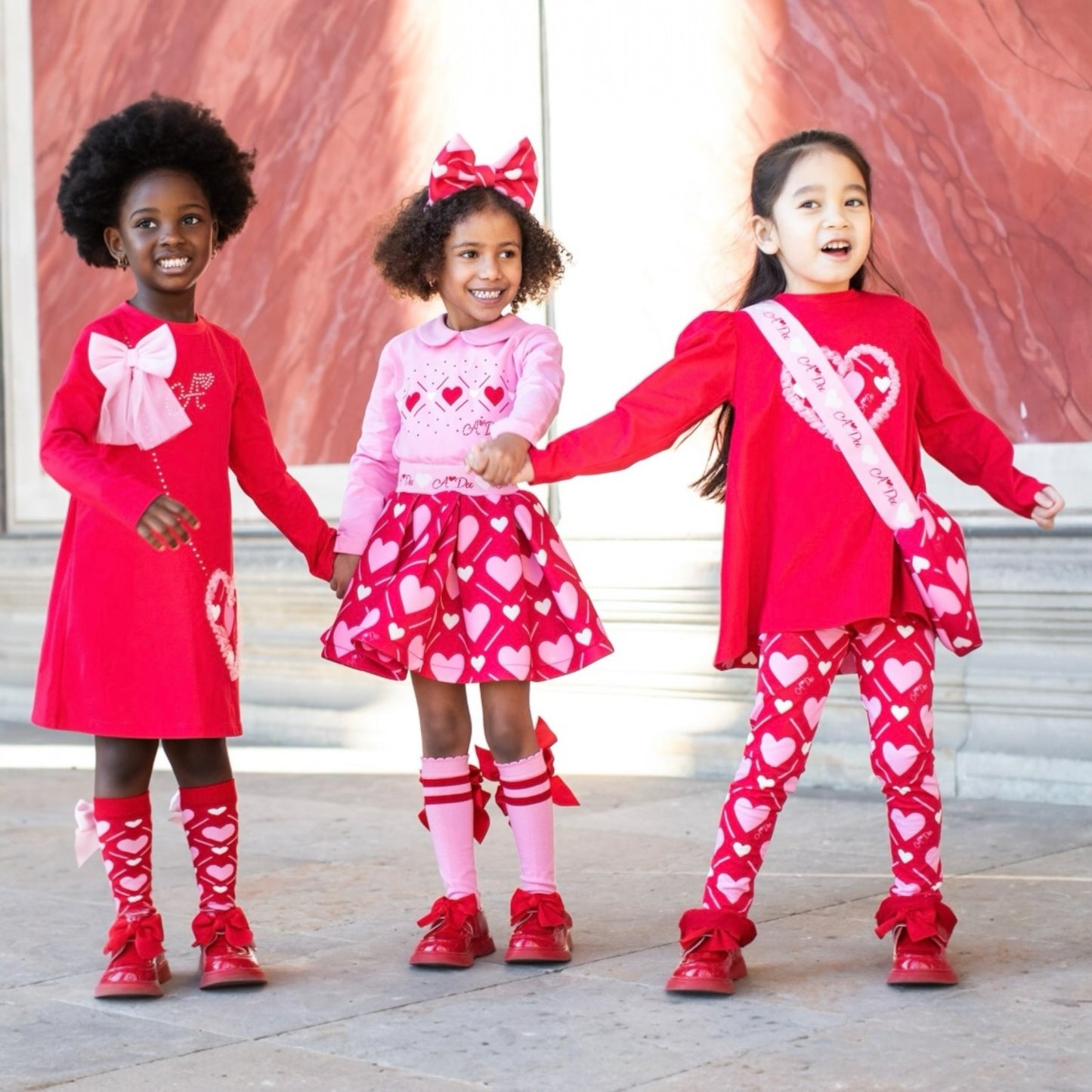 A'Dee - Vibrant red dress, Lotus