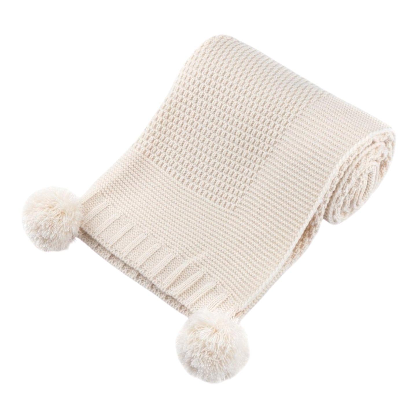 Betty - shawl/blanket, beige