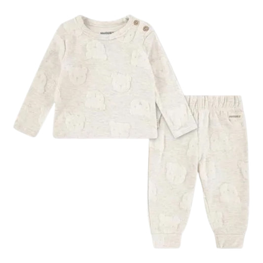 Huggies - Organic cotton 2 piece set, beige