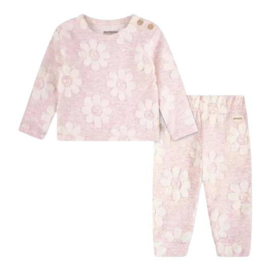 Huggies - Organic cotton 2 piece set, soft pink