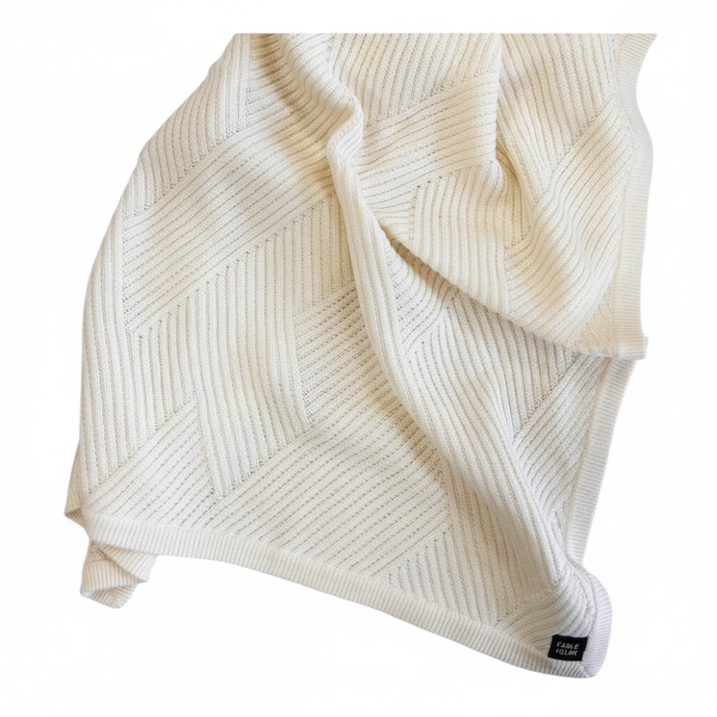 Fable & Bear - Blanket, Diamond ribbed