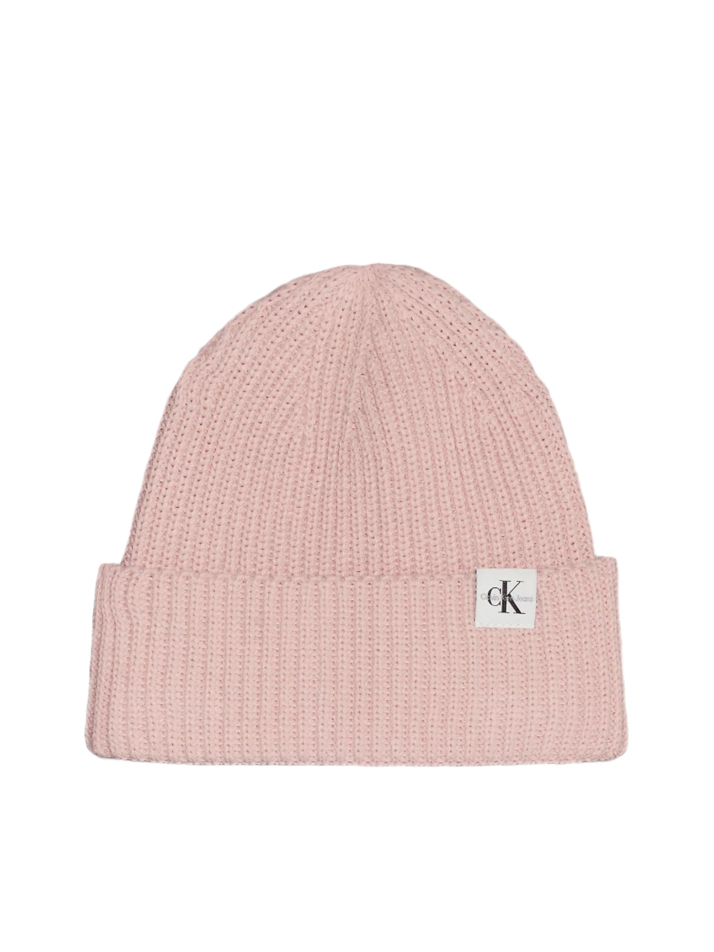 Calvin Klein, Hats, Calvin Klein - Monogram rib beanie, peach