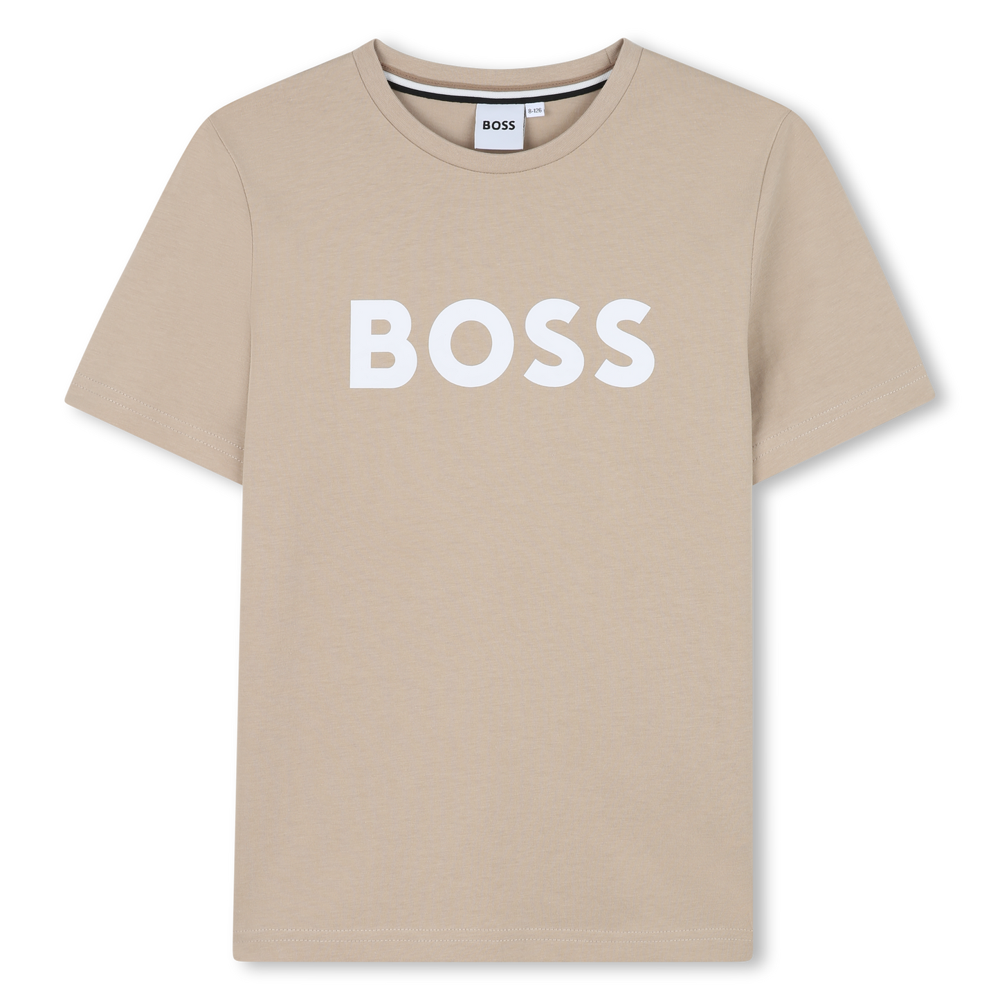Boss, T-shirts, Boss - Short sleeved, crew neck T-shirt, stone