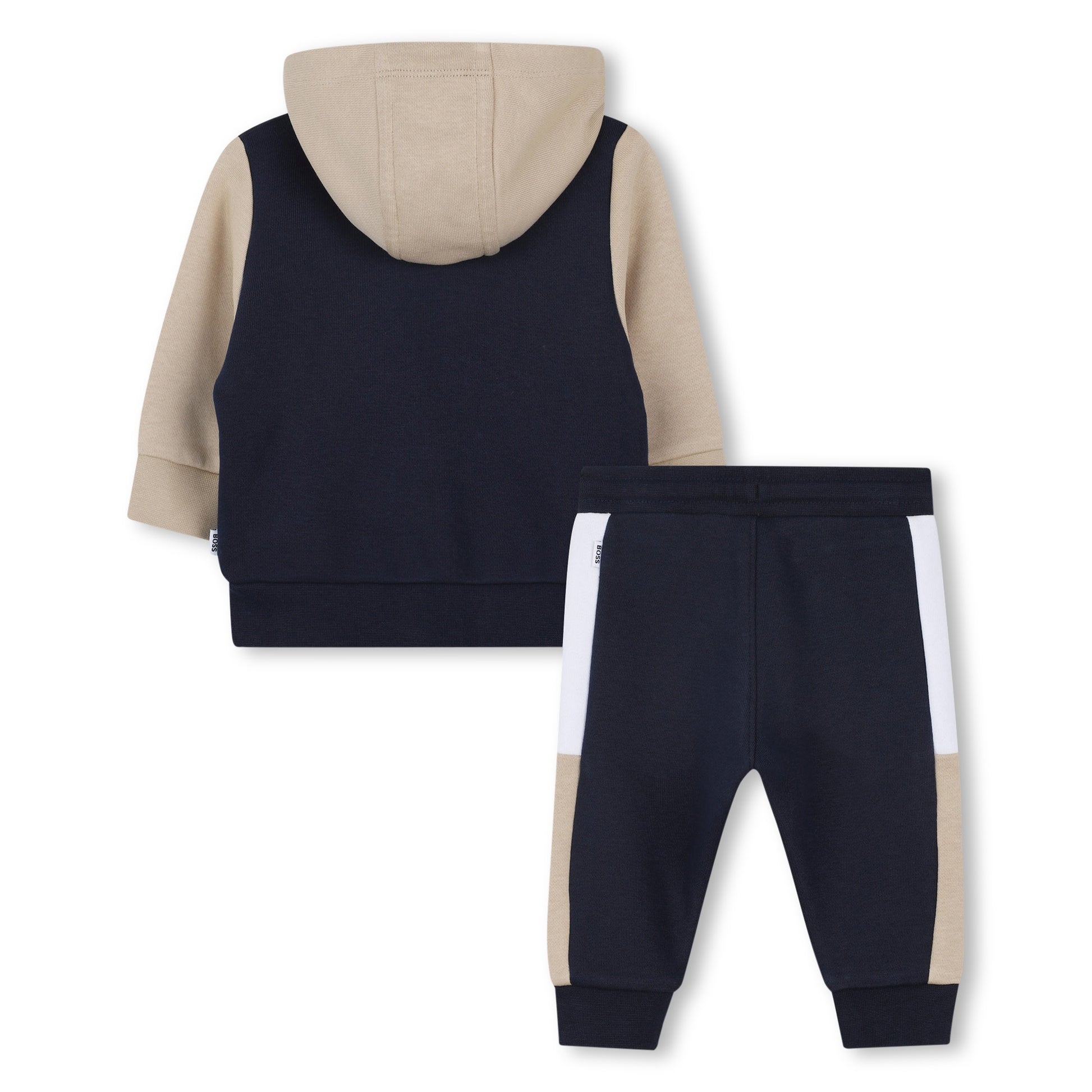 Boss, 2 piece jogging outfits, Boss - 2 piece jogging set, navy stone, white