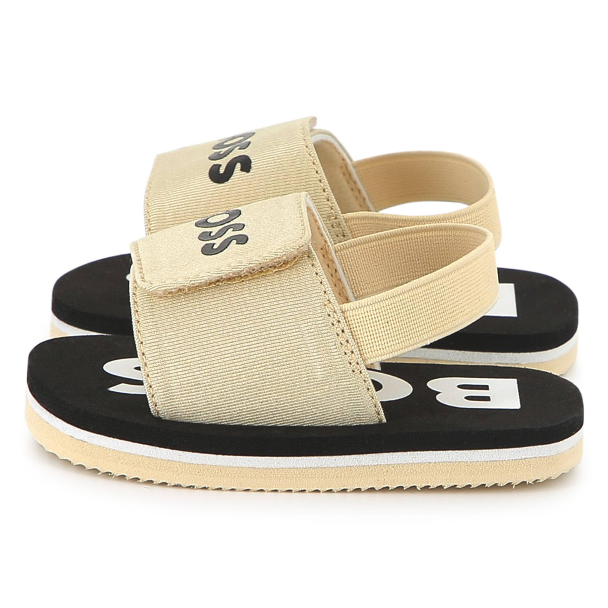 Boss, Footwear, Boss - Beige /black sandals