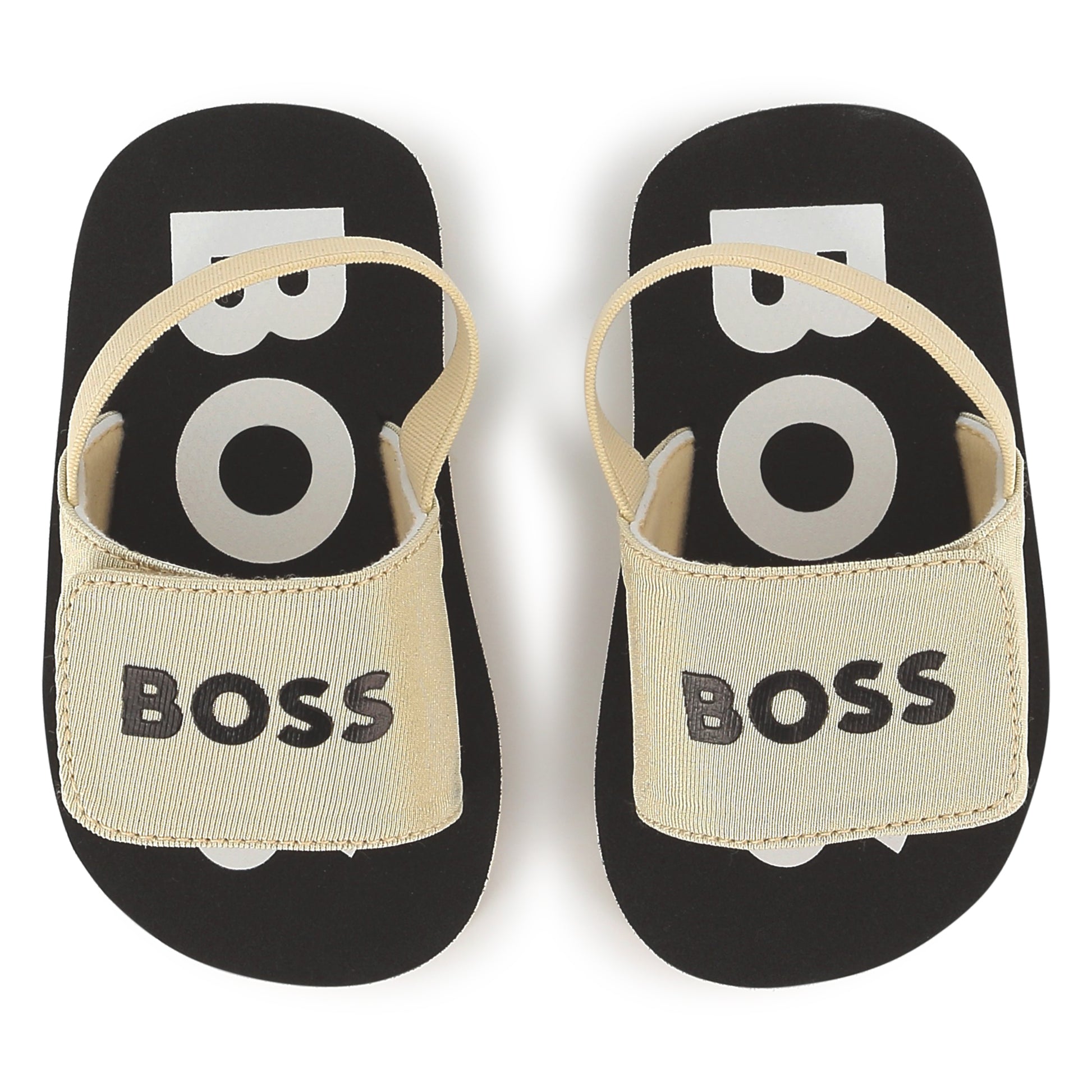 Boss, Footwear, Boss - Beige /black sandals