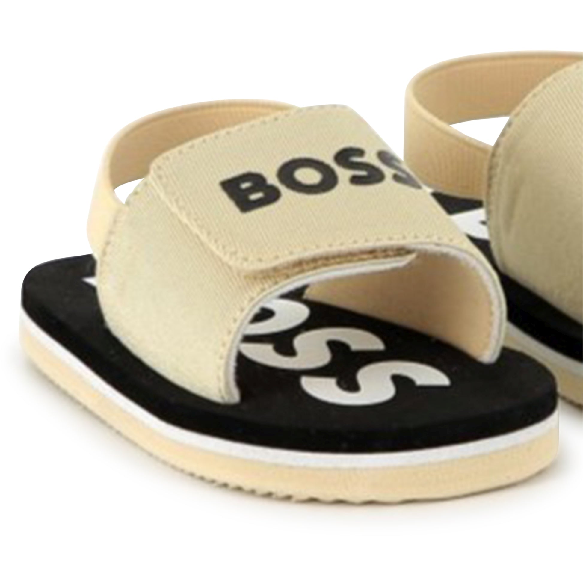 Boss, Footwear, Boss - Beige /black sandals