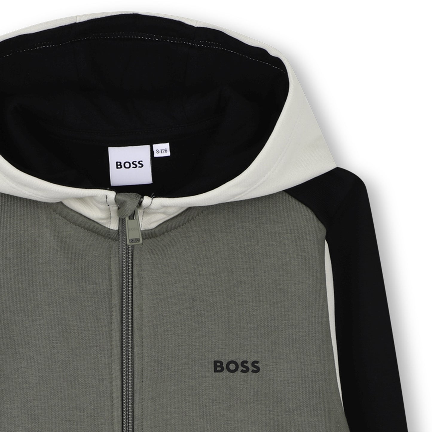 Boss - Green zipper hoodie