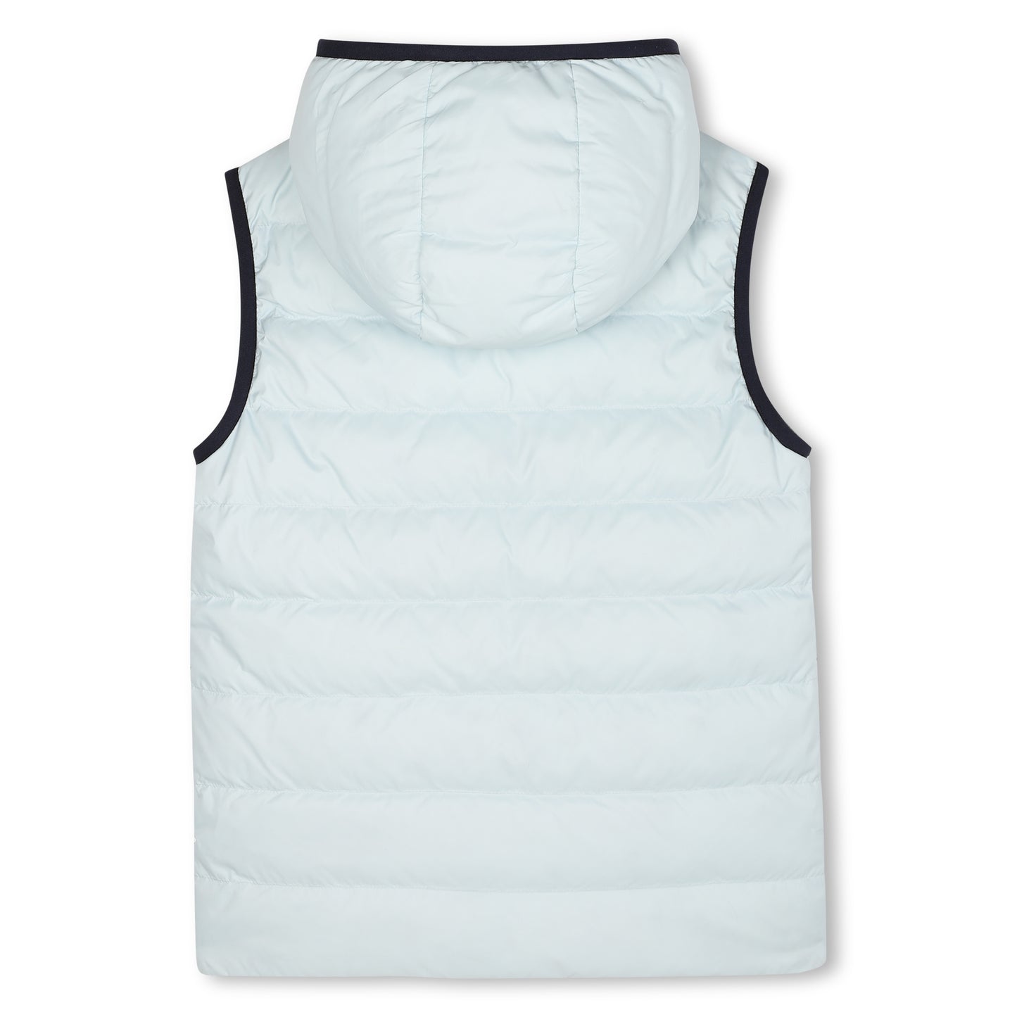 Boss - Pale blue reversible hooded padded gilet