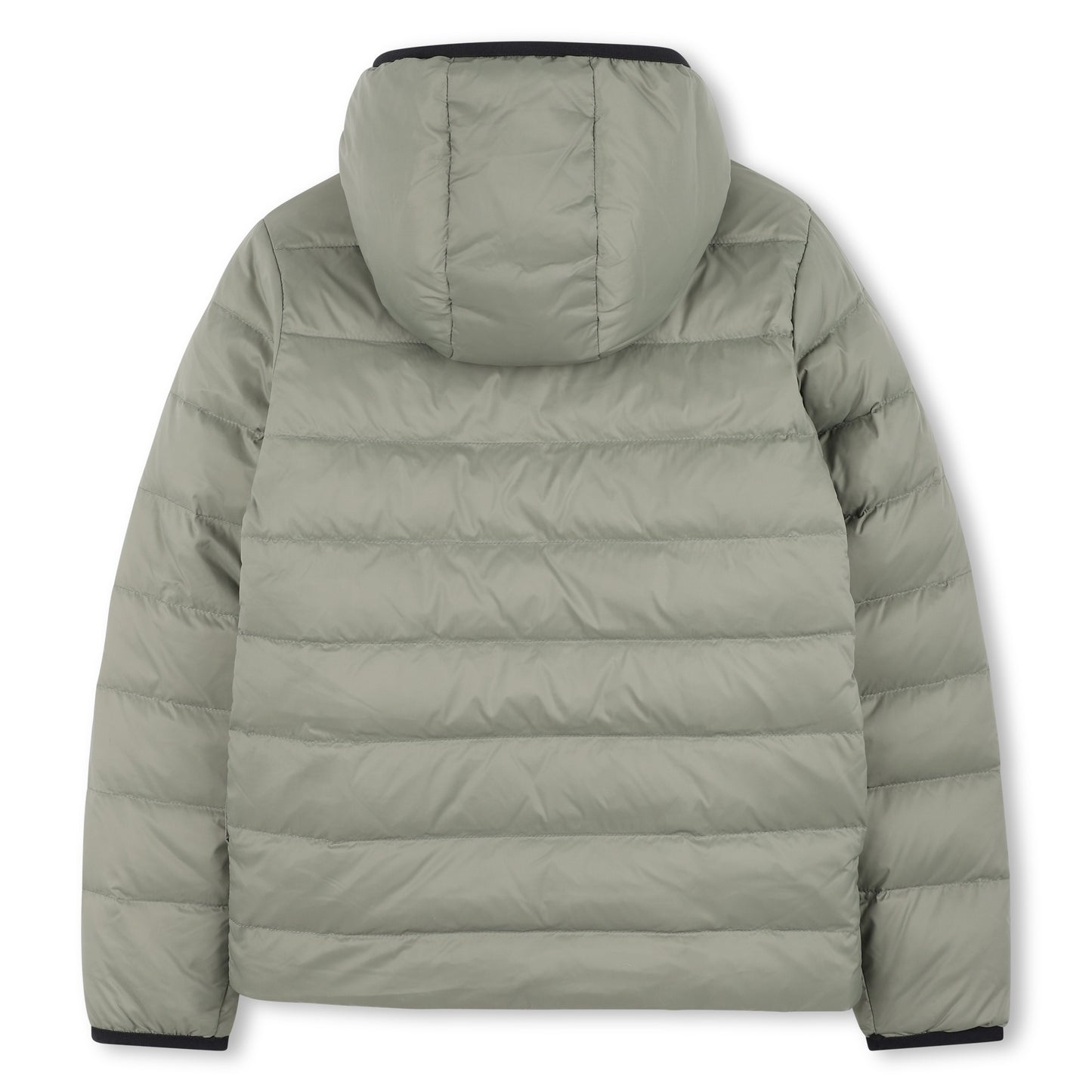 Boss - Green reversible hooded padded jacket