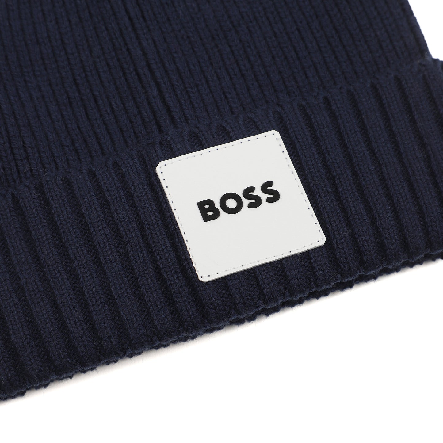 Boss - Navy pull on knit hat
