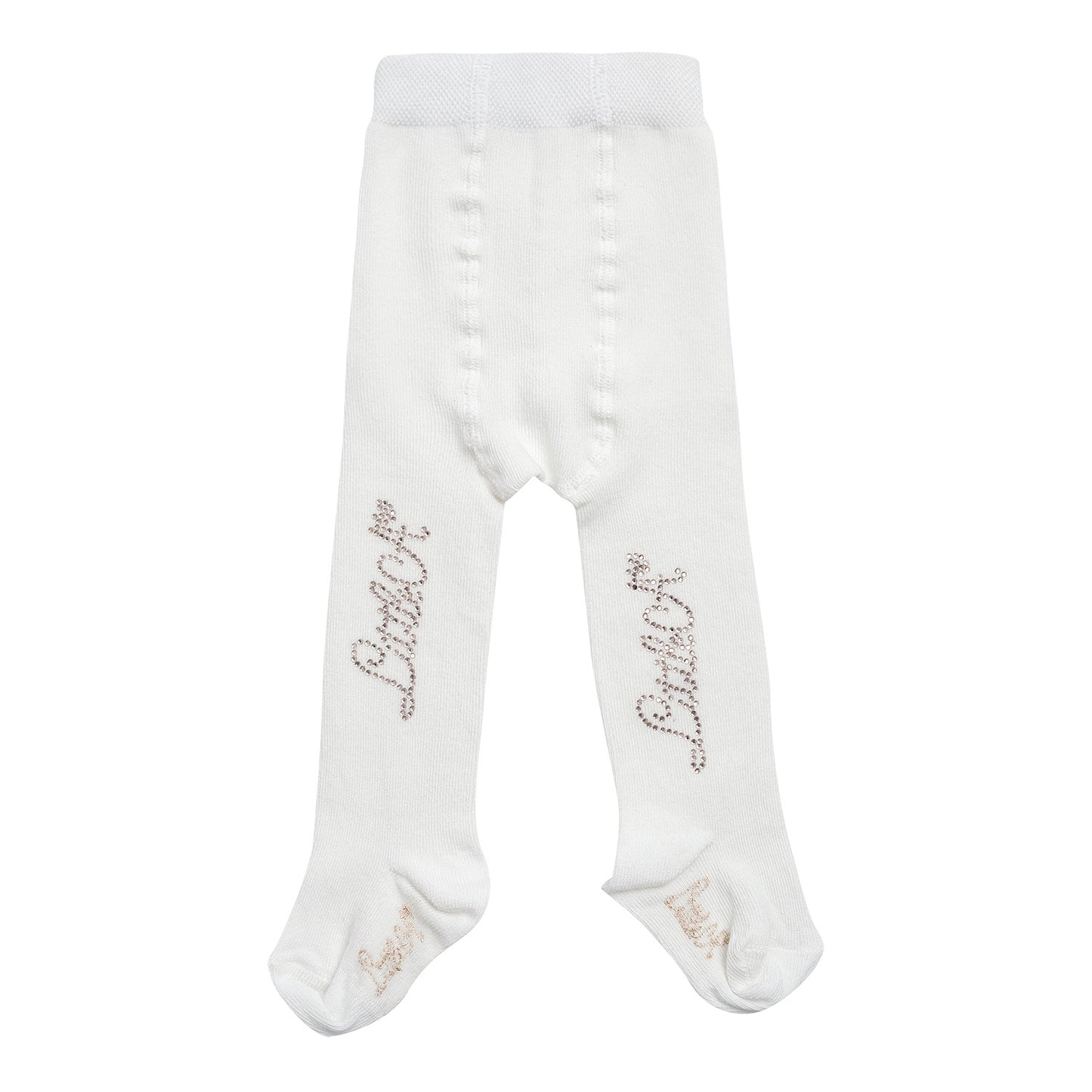 Little A, Tights, Little A - Cream tights, with gold sparkle "Little A' Freya