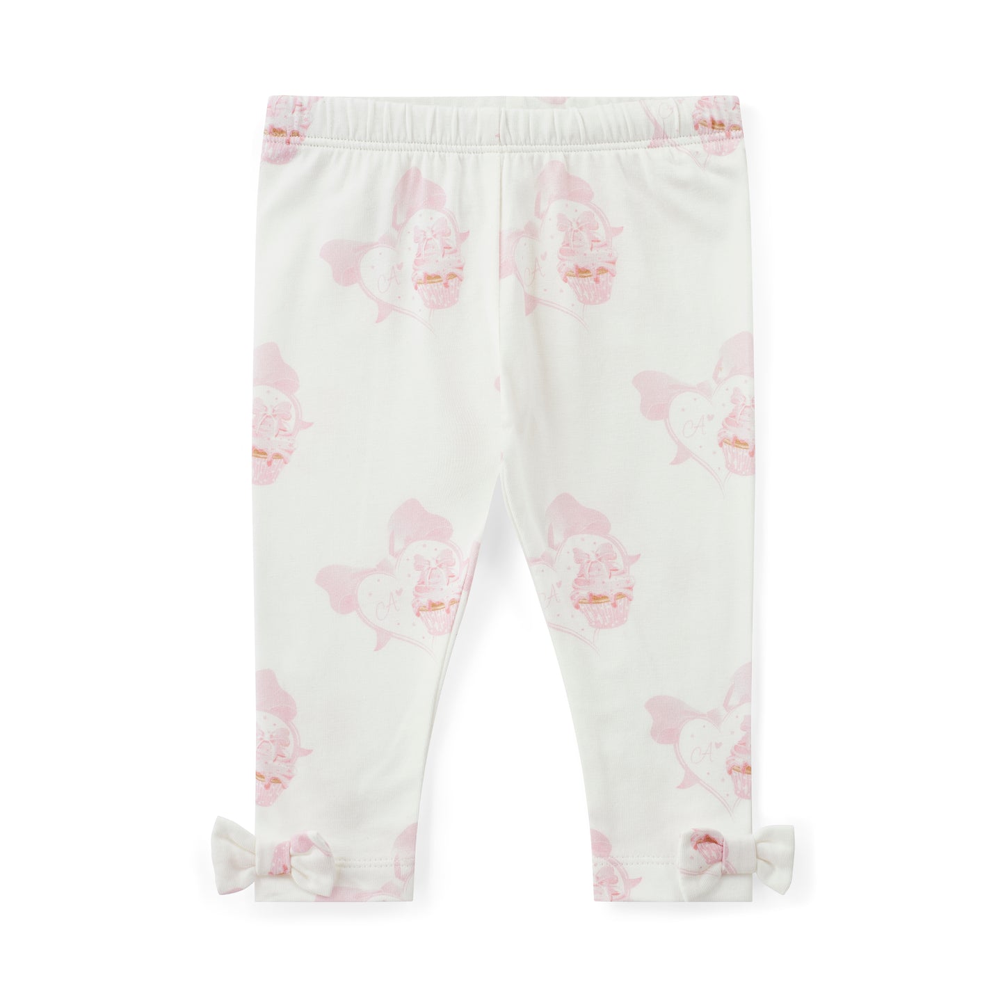 Little A - Cupcake 2 piece legging set, Jade