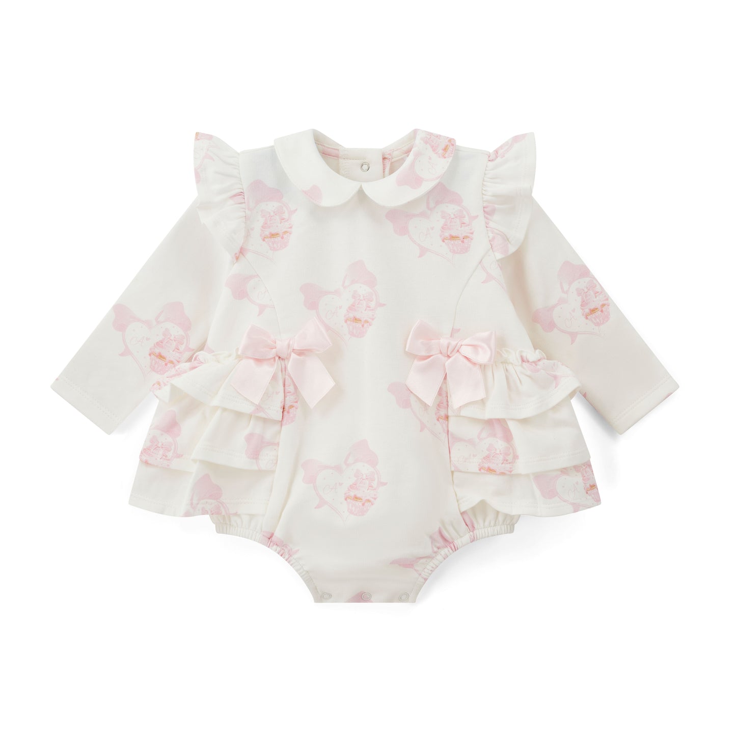 Little A - Cupcake print baby romper, Journey