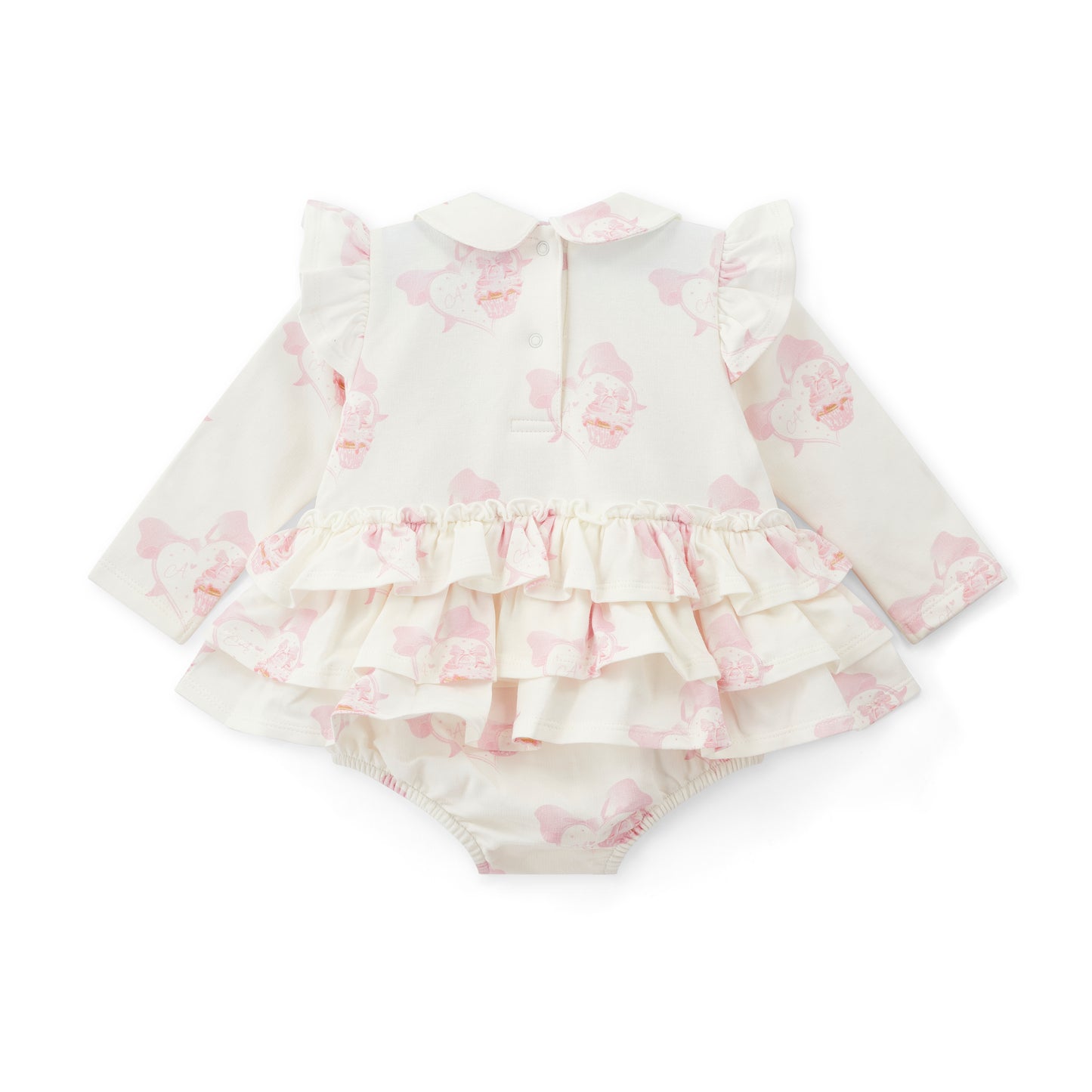 Little A - Cupcake print baby romper, Journey