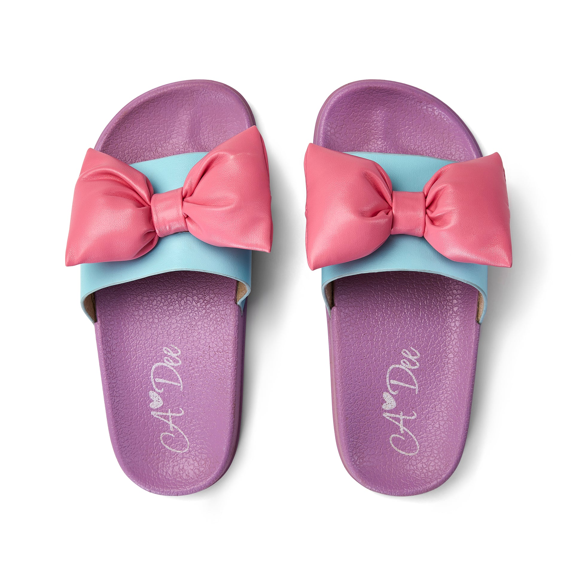 A'Dee, footwear, A'Dee - Sweet violet sliders, Bowty