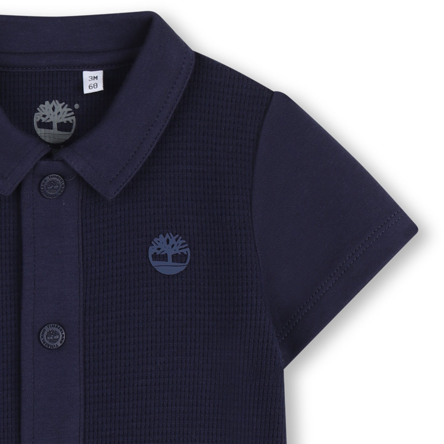 Timberland - Navy blue romper and matching hat