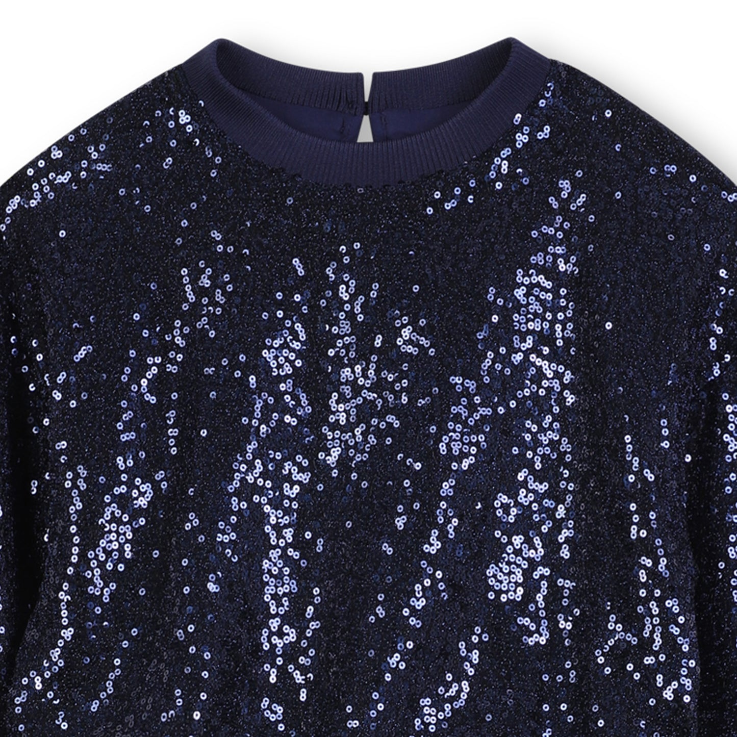 Billieblush - Navy sparkle dress with tule skirt